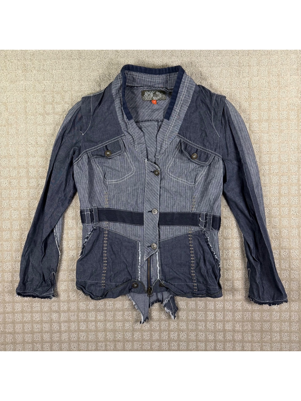 NTS Blue Patchwork Jacket Women’s S